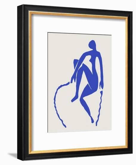Verve - Nu bleu II-Henri Matisse-Framed Premium Edition