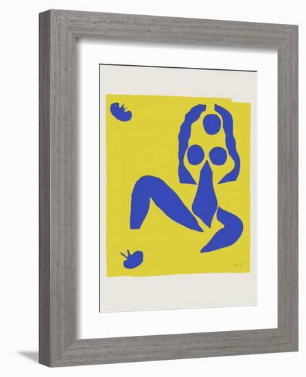 Verve - Nu bleu IV-Henri Matisse-Framed Premium Edition