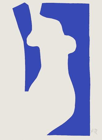 'Verve - Nu bleu V' Premium Edition - Henri Matisse | Art.com