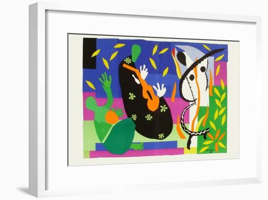 Verve - Tristesse Du Roi-Henri Matisse-Framed Premium Edition