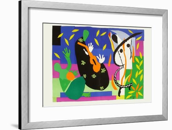 Verve - Tristesse Du Roi-Henri Matisse-Framed Premium Edition