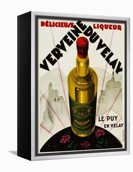 Verveine Duvelay Liqueur Advertisement Poster-Max Ponty-Framed Premier Image Canvas