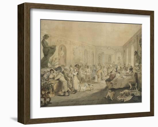 Very's Restaurant in the Palais Royal, Paris, 1803-John Nixon-Framed Giclee Print