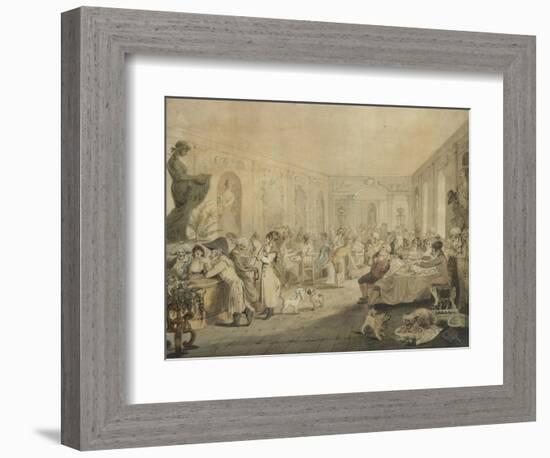 Very's Restaurant in the Palais Royal, Paris, 1803-John Nixon-Framed Giclee Print