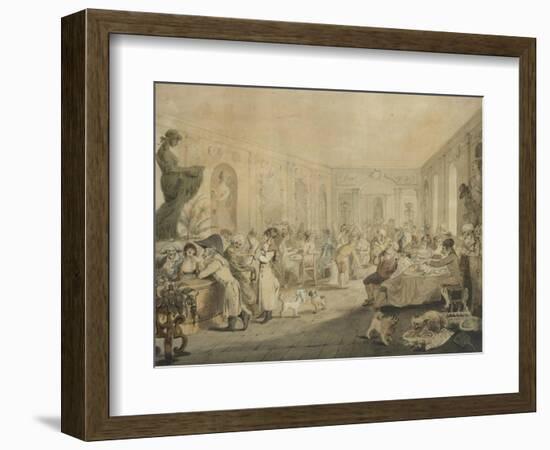 Very's Restaurant in the Palais Royal, Paris, 1803-John Nixon-Framed Giclee Print