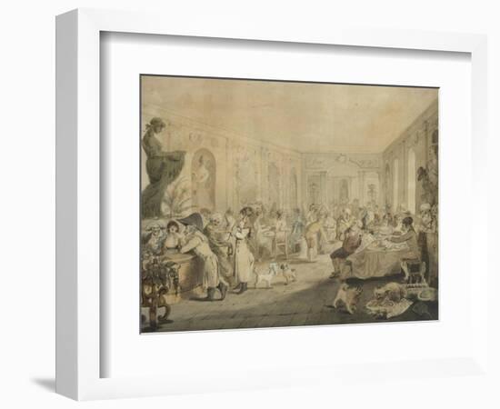 Very's Restaurant in the Palais Royal, Paris, 1803-John Nixon-Framed Giclee Print