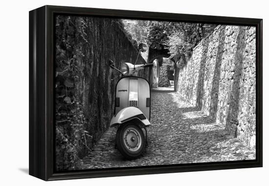 Vespa In Alley Amalfi, Italy-null-Framed Stretched Canvas