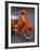 Vespa Scooter, Llanes, Spain-Walter Bibikow-Framed Photographic Print