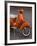 Vespa Scooter, Llanes, Spain-Walter Bibikow-Framed Photographic Print