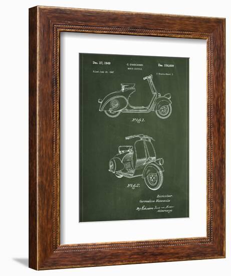 Vespa-Patent-Framed Premium Giclee Print