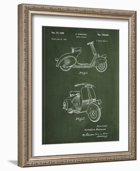 Vespa-Patent-Framed Art Print