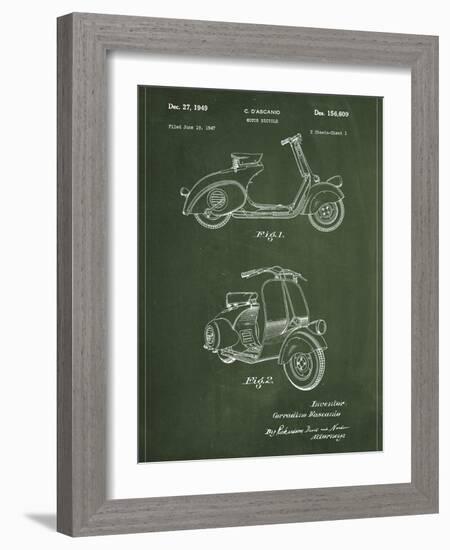 Vespa-Patent-Framed Art Print