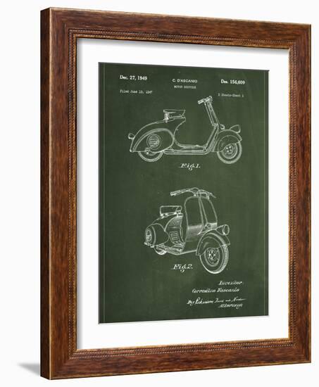 Vespa-Patent-Framed Art Print