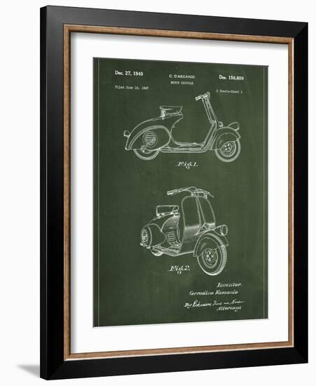 Vespa-Patent-Framed Art Print