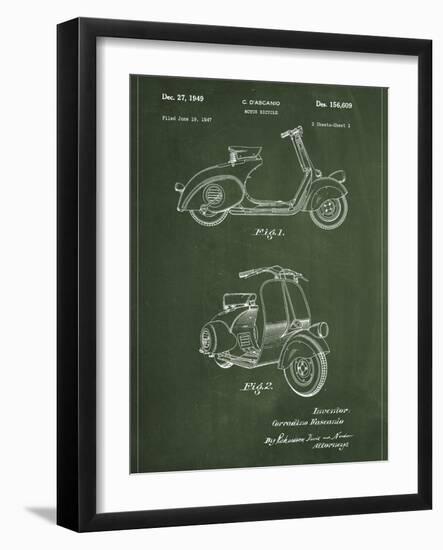 Vespa-Patent-Framed Art Print