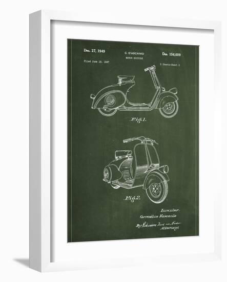 Vespa-Patent-Framed Art Print