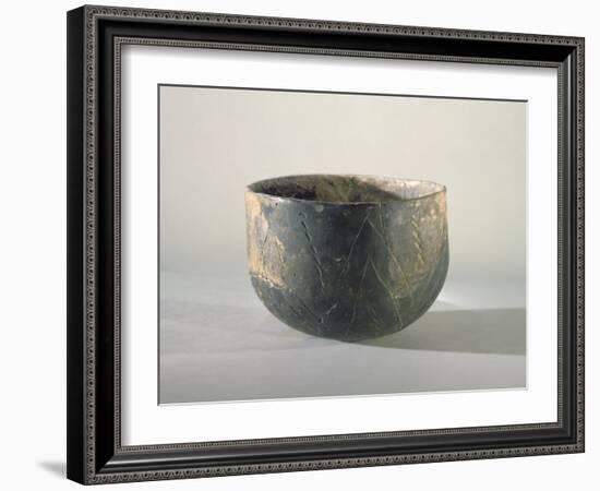 Vessel with a Ribbon-Style Decoration, Danubian Neolithic-Prehistoric-Framed Giclee Print