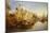 Vessels Moored at the Steps of a Moorish Palace-James Webb-Mounted Giclee Print