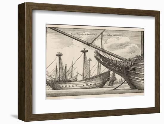 Vessels of the Dutch West India Company-Wenceslaus Hollar-Framed Photographic Print