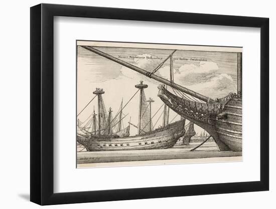 Vessels of the Dutch West India Company-Wenceslaus Hollar-Framed Photographic Print