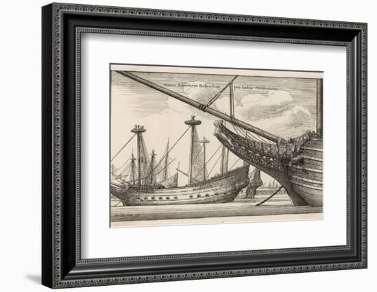 Vessels of the Dutch West India Company-Wenceslaus Hollar-Framed Photographic Print