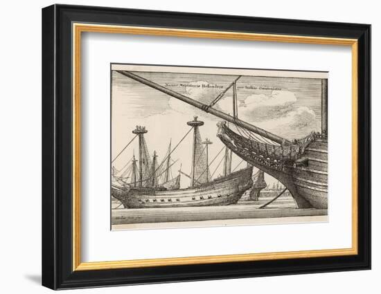 Vessels of the Dutch West India Company-Wenceslaus Hollar-Framed Photographic Print