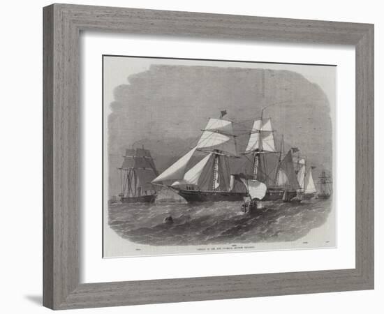 Vessels of the New Imperial Chinese Squadron-Edwin Weedon-Framed Giclee Print