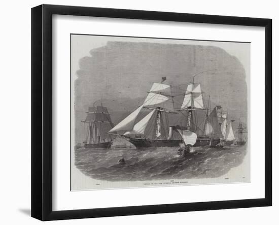 Vessels of the New Imperial Chinese Squadron-Edwin Weedon-Framed Giclee Print