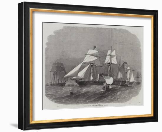 Vessels of the New Imperial Chinese Squadron-Edwin Weedon-Framed Giclee Print