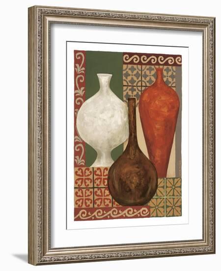 Vessels & Tiles II-Eva Misa-Framed Art Print