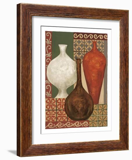 Vessels & Tiles II-Eva Misa-Framed Art Print