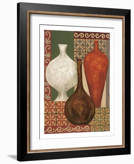 Vessels & Tiles II-Eva Misa-Framed Art Print