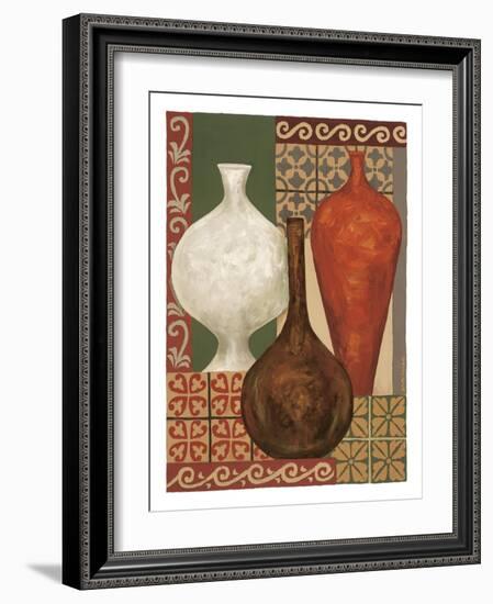 Vessels & Tiles II-Eva Misa-Framed Art Print