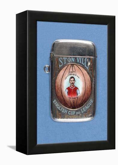 Vesta Case Decorated with 'Aston Villa English Cup and League Winners', 1897-null-Framed Premier Image Canvas