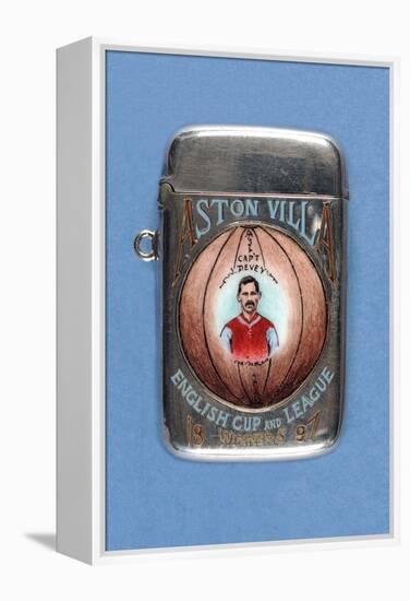 Vesta Case Decorated with 'Aston Villa English Cup and League Winners', 1897-null-Framed Premier Image Canvas