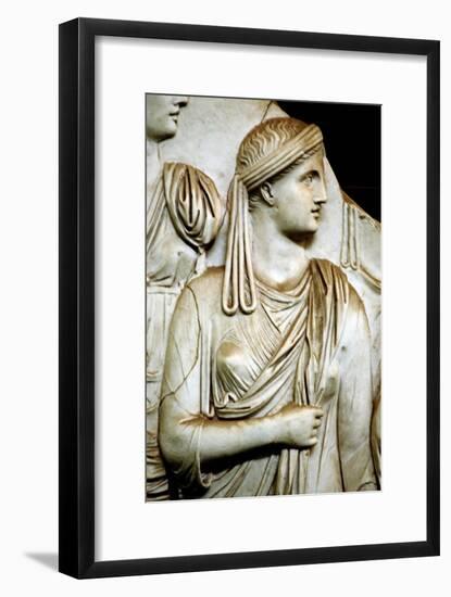 Vestal virgin, Roman, 1st century AD. Artist: Unknown-Unknown-Framed Giclee Print