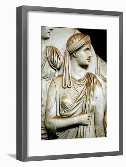 Vestal virgin, Roman, 1st century AD. Artist: Unknown-Unknown-Framed Giclee Print