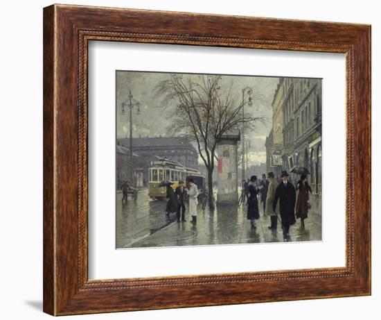 Vesterbrogade, Copenhagen-Paul Fischer-Framed Giclee Print