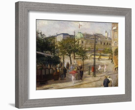 Vesterbrogade, Copenhagen-Sally Nicolaj Philipsen-Framed Giclee Print