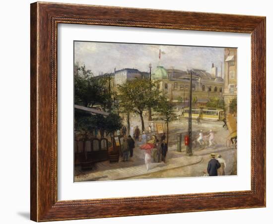 Vesterbrogade, Copenhagen-Sally Nicolaj Philipsen-Framed Giclee Print