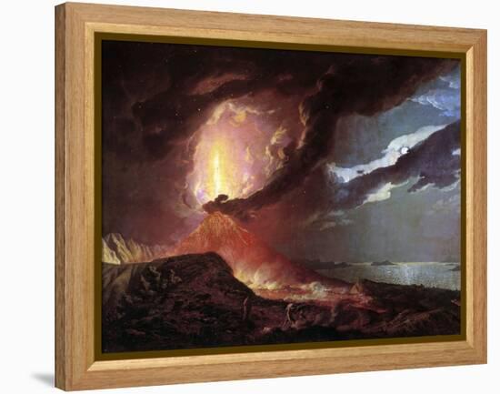 Vesuvius in Eruption, 1776 by Joseph Wright of Derby-null-Framed Premier Image Canvas