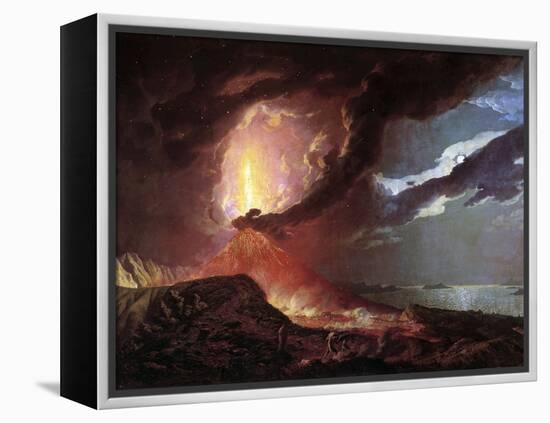 Vesuvius in Eruption, 1776 by Joseph Wright of Derby-null-Framed Premier Image Canvas