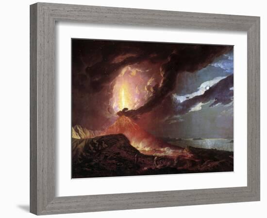 Vesuvius in Eruption, 1776 by Joseph Wright of Derby-null-Framed Photographic Print