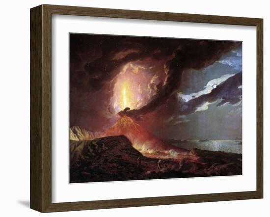 Vesuvius in Eruption, 1776 by Joseph Wright of Derby-null-Framed Photographic Print