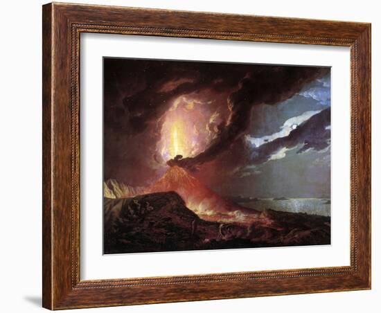 Vesuvius in Eruption, 1776 by Joseph Wright of Derby-null-Framed Photographic Print