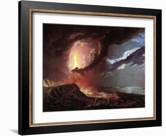 Vesuvius in Eruption, 1776 by Joseph Wright of Derby-null-Framed Photographic Print