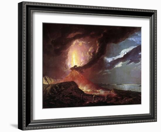 Vesuvius in Eruption, 1776 by Joseph Wright of Derby-null-Framed Photographic Print