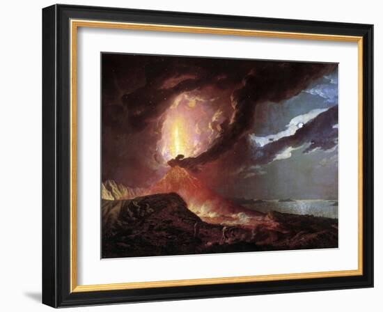 Vesuvius in Eruption, 1776 by Joseph Wright of Derby-null-Framed Photographic Print