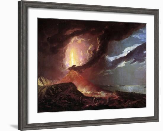 Vesuvius in Eruption, 1776 by Joseph Wright of Derby-null-Framed Photographic Print