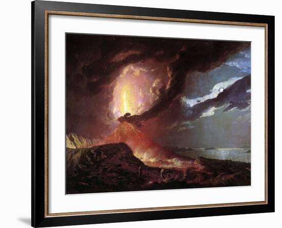 Vesuvius in Eruption, 1776 by Joseph Wright of Derby-null-Framed Photographic Print